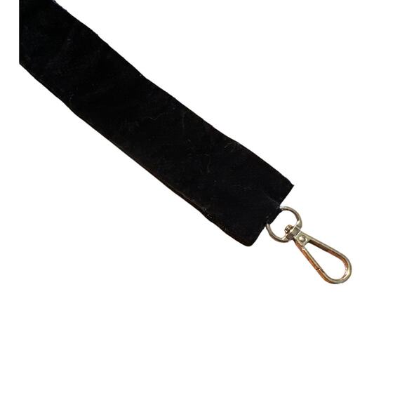 Saints Bag Strap l Black & Gold Bag Strap l Game Day Bag Strap l Gift for Her - Picture 3 of 3